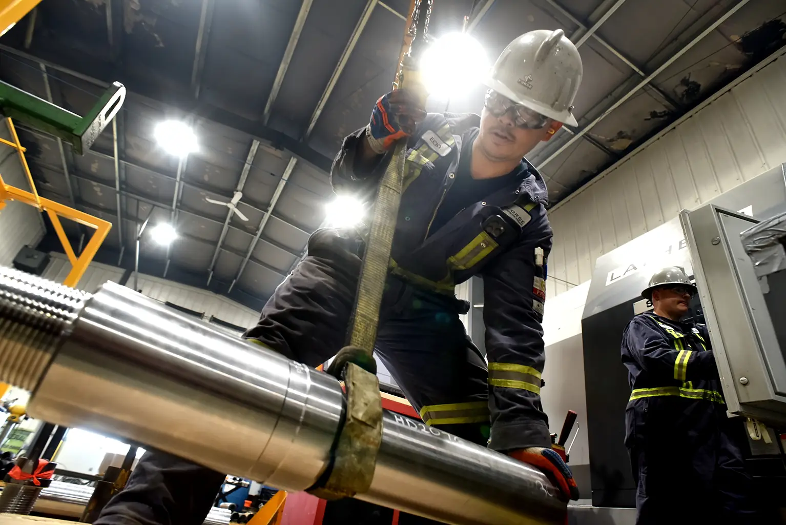 Force Inspection Services Certifiably safe Man in safety gear working on a pipe